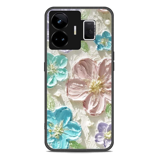 Floral Series Soft Phone Case - Premium Glass Case - Design 14 - Realme GT Neo 5