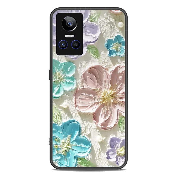 Floral Series Soft Phone Case - Premium Glass Case - Design 14 - Realme GT Neo 3