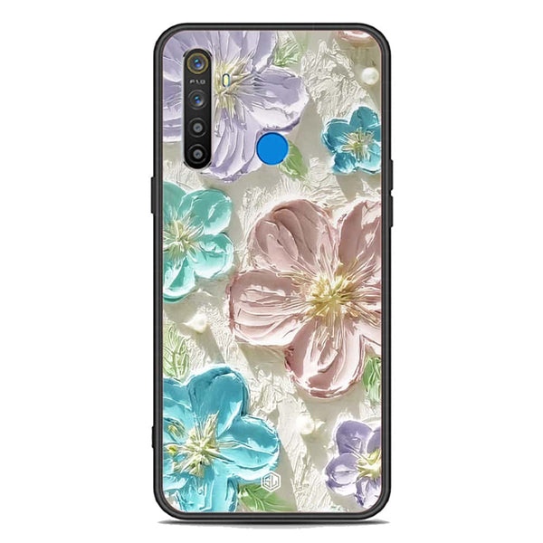 Floral Series Soft Phone Case - Premium Glass Case - Design 14 - Realme 6i