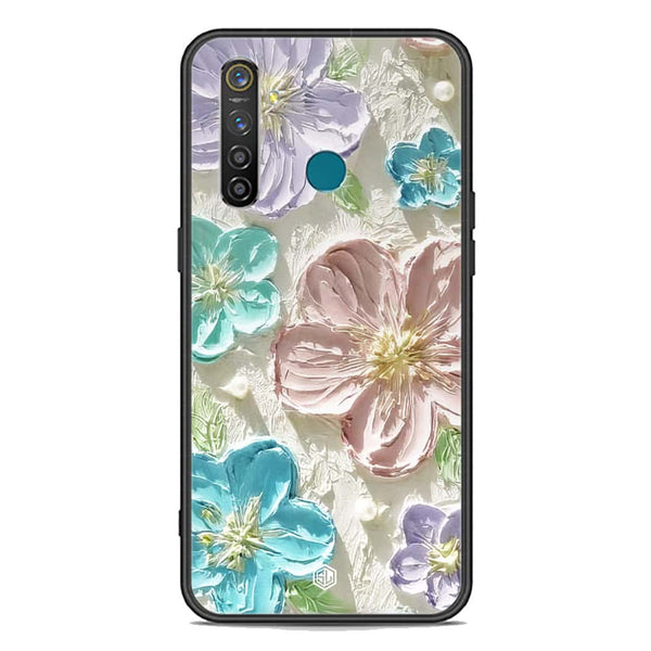 Floral Series Soft Phone Case - Premium Glass Case - Design 14 - Realme 5 Pro