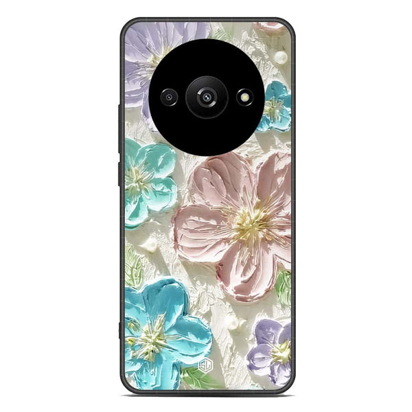 Floral Series Soft Phone Case - Premium Glass Case - Design 14 - Xiaomi Redmi A3