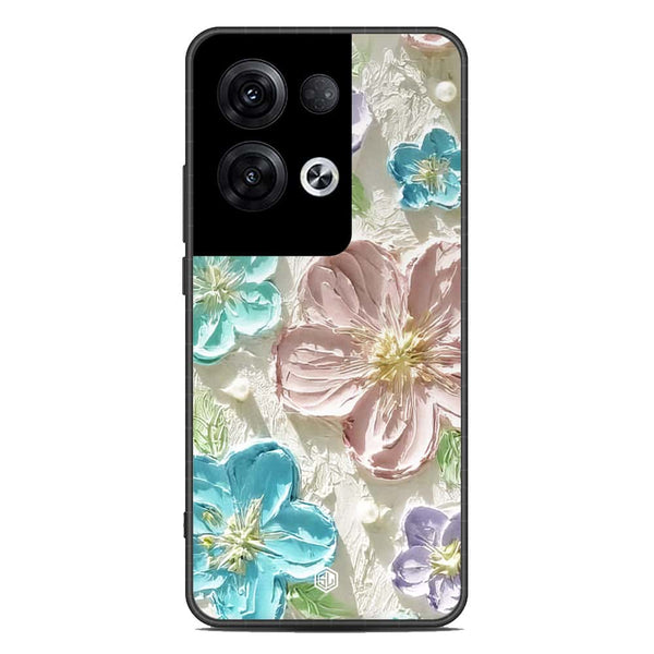 Floral Series Soft Phone Case - Premium Glass Case - Design 14 - Oppo Reno 8 Pro