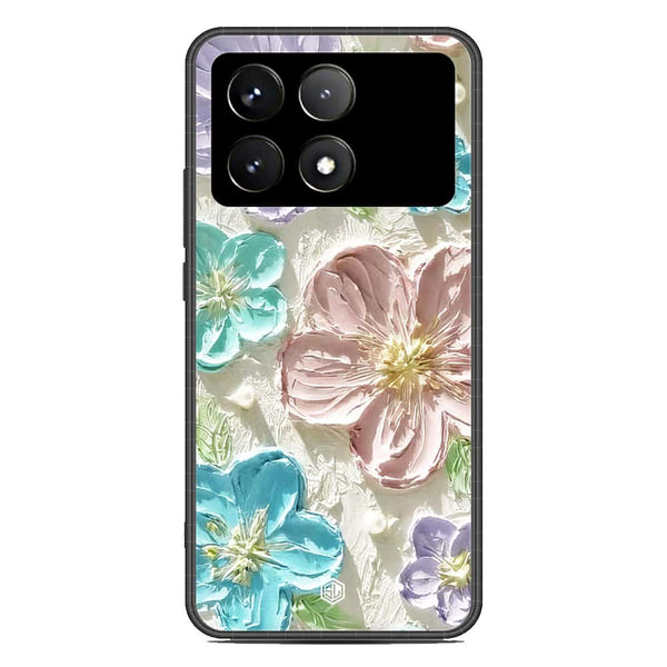 Floral Series Soft Phone Case - Premium Glass Case - Design 14 - Xiaomi Poco X6 Pro