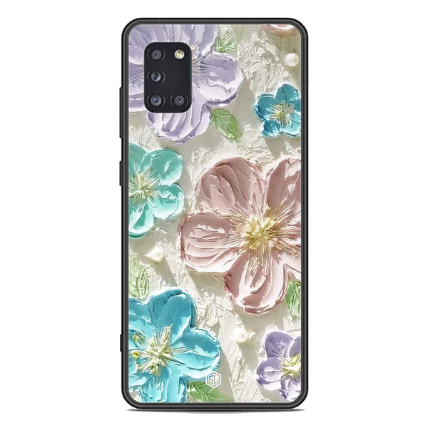 Floral Series Soft Phone Case - Premium Glass Case - Design 14 - Samsung Galaxy A31