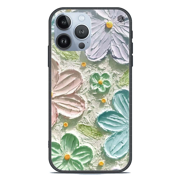 Floral Series Soft Phone Case - Premium Glass Case - Design 15 - iPhone 13 Pro