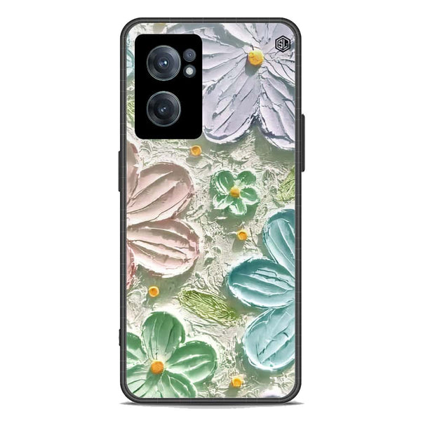 Floral Series Soft Phone Case - Premium Glass Case - Design 15 - OnePlus Nord CE 2 5G