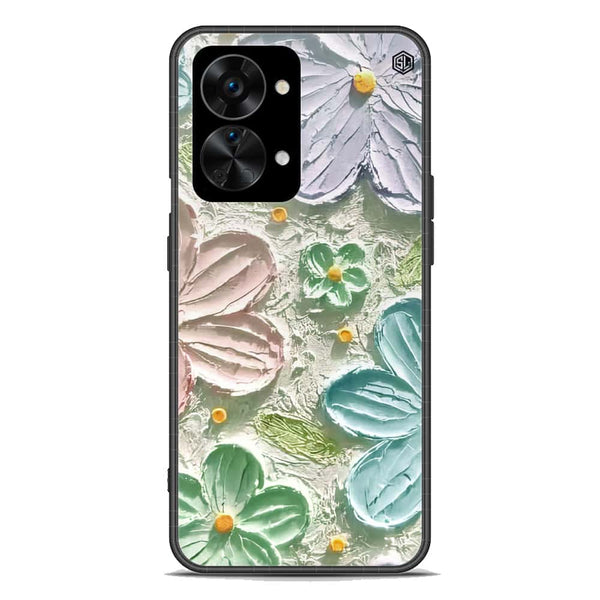 Floral Series Soft Phone Case - Premium Glass Case - Design 15 - OnePlus Nord 2T