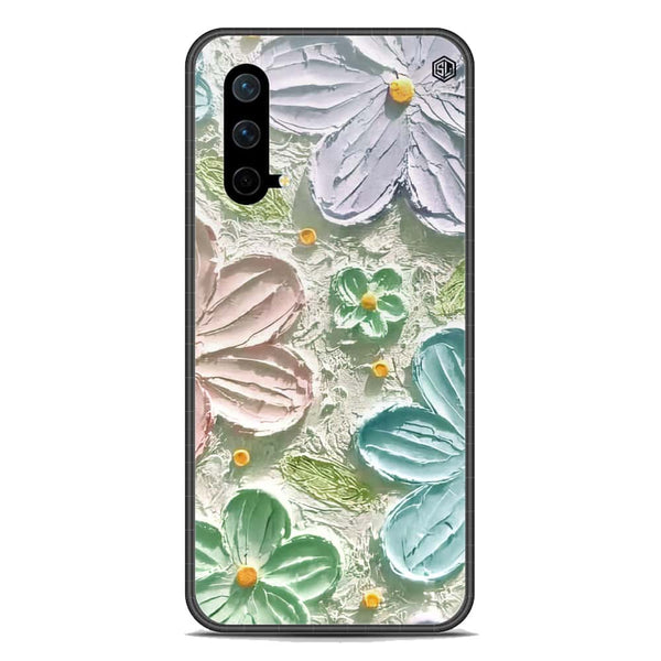 Floral Series Soft Phone Case - Premium Glass Case - Design 15 - OnePlus Nord CE 5G