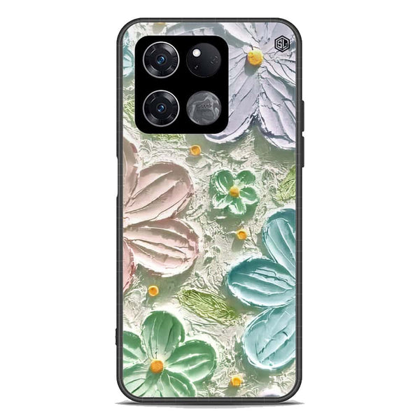 Floral Series Soft Phone Case - Premium Glass Case - Design 15 - OnePlus Ace Racing