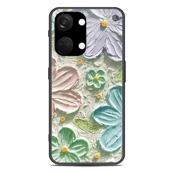 Floral Series Soft Phone Case - Premium Glass Case - Design 15 - OnePlus Ace 2V