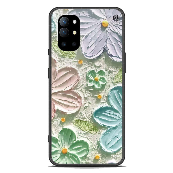 Floral Series Soft Phone Case - Premium Glass Case - Design 15 - OnePlus 9R