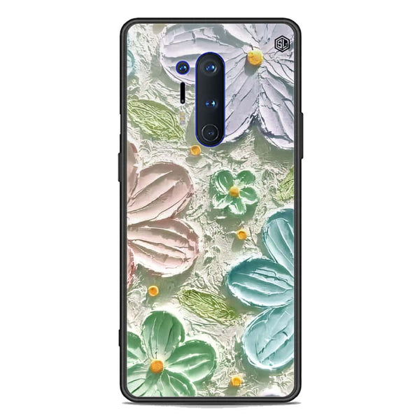 Floral Series Soft Phone Case - Premium Glass Case - Design 15 - OnePlus 8 Pro