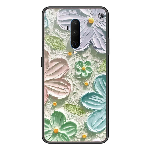 Floral Series Soft Phone Case - Premium Glass Case - Design 15 - OnePlus 7T Pro