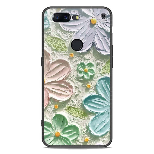 Floral Series Soft Phone Case - Premium Glass Case - Design 15 - OnePlus 5T