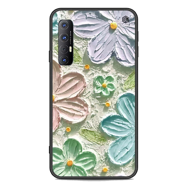 Floral Series Soft Phone Case - Premium Glass Case - Design 15 - Oppo Reno 3 Pro