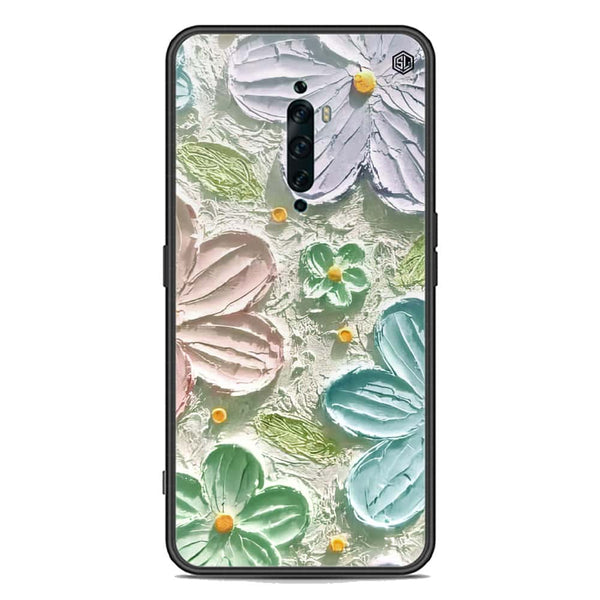 Floral Series Soft Phone Case - Premium Glass Case - Design 15 - Oppo Reno 2F