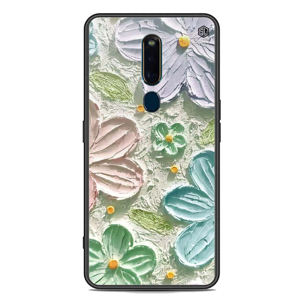 Floral Series Soft Phone Case - Premium Glass Case - Design 15 - Oppo R19