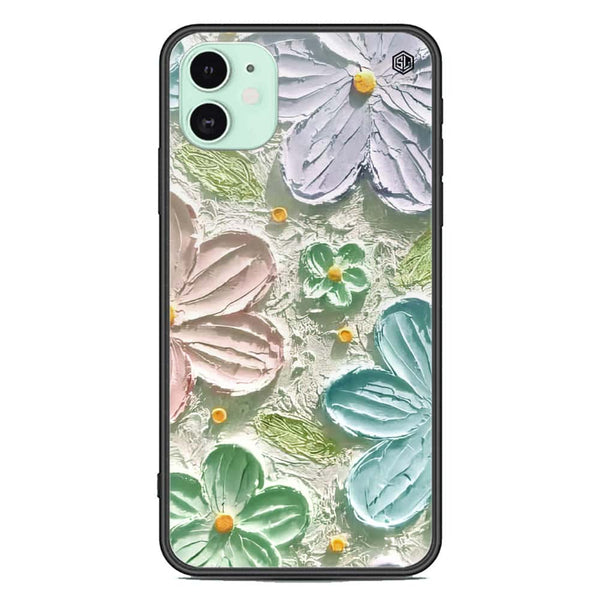 Floral Series Soft Phone Case - Premium Glass Case - Design 15 - iPhone 11