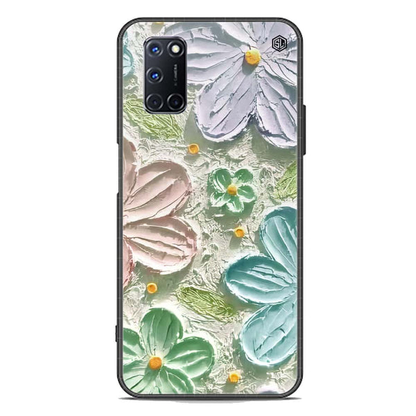 Floral Series Soft Phone Case - Premium Glass Case - Design 15 - Oppo A92