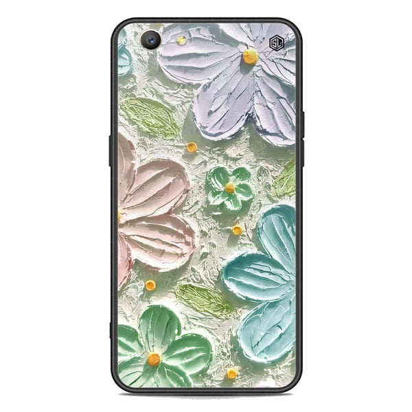 Floral Series Soft Phone Case - Premium Glass Case - Design 15 - Oppo A59