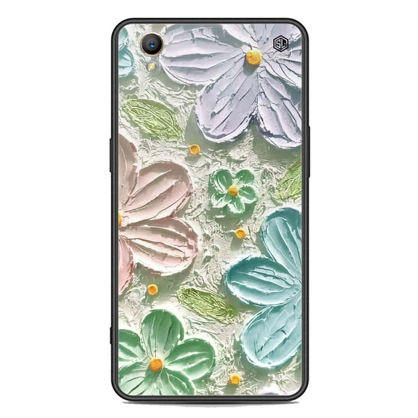 Floral Series Soft Phone Case - Premium Glass Case - Design 15 - Oppo A37