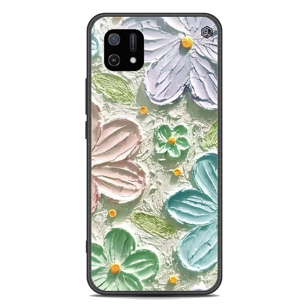 Floral Series Soft Phone Case - Premium Glass Case - Design 15 - Oppo A16K