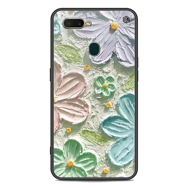 Floral Series Soft Phone Case - Premium Glass Case - Design 15 - Oppo A12s