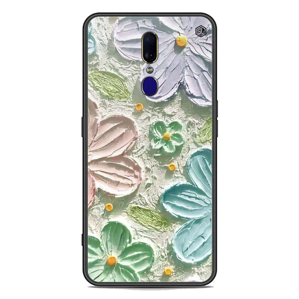 Floral Series Soft Phone Case - Premium Glass Case - Design 15 - Oppo A9 / A9x