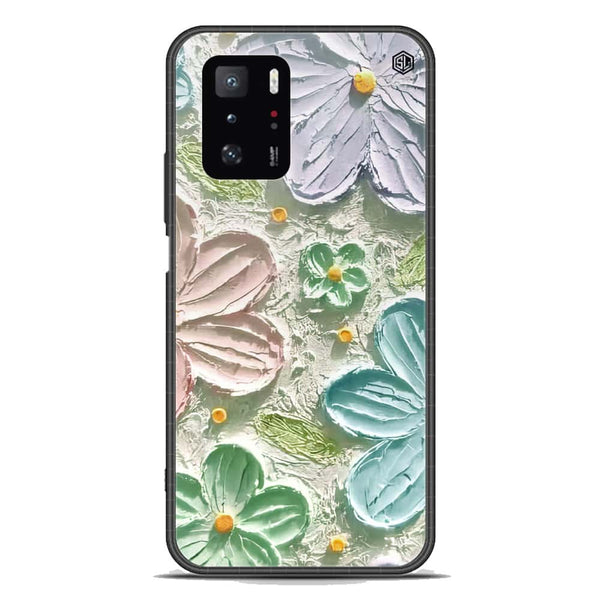 Floral Series Soft Phone Case - Premium Glass Case - Design 15 - Xiaomi Redmi Note 10 Pro 5G