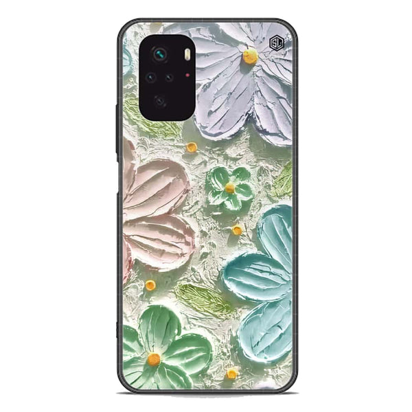 Floral Series Soft Phone Case - Premium Glass Case - Design 15 - Xiaomi Redmi Note 10S