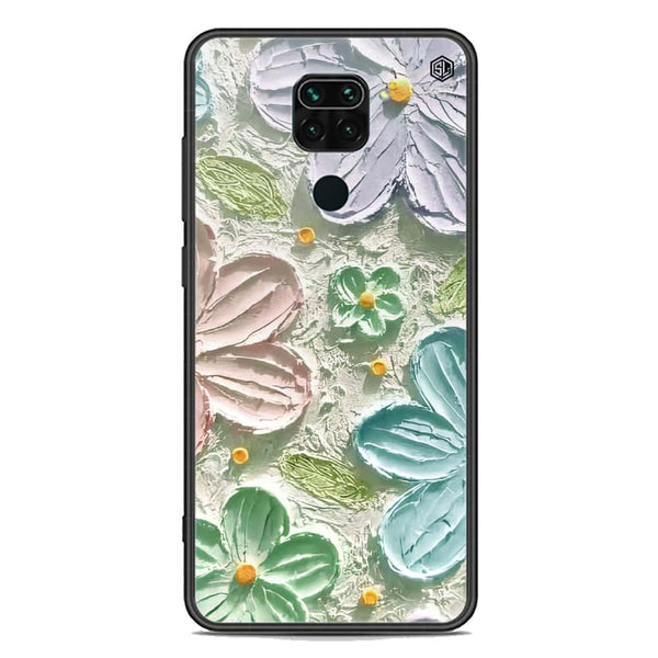 Floral Series Soft Phone Case - Premium Glass Case - Design 15 - Xiaomi Redmi Note 9