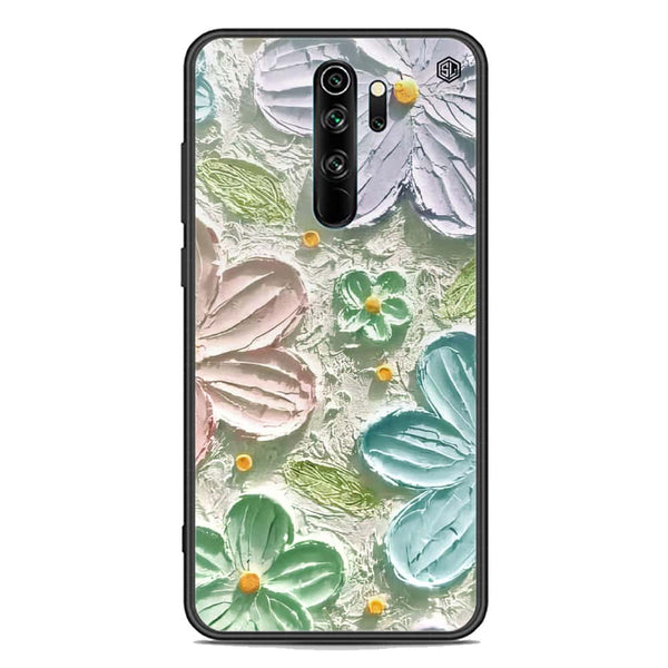 Floral Series Soft Phone Case - Premium Glass Case - Design 15 - Xiaomi Redmi Note 8 Pro