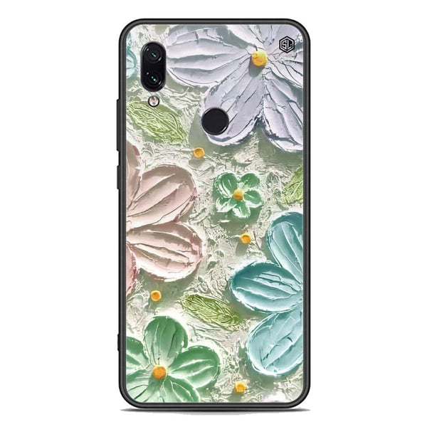 Floral Series Soft Phone Case - Premium Glass Case - Design 15 - Xiaomi Redmi Note 7