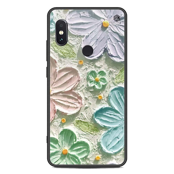 Floral Series Soft Phone Case - Premium Glass Case - Design 15 - Xiaomi Redmi Note 5 Pro