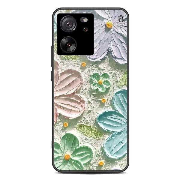 Floral Series Soft Phone Case - Premium Glass Case - Design 15 - Xiaomi 13T