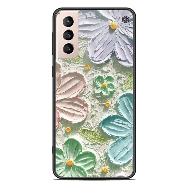 Floral Series Soft Phone Case - Premium Glass Case - Design 15 - Samsung Galaxy S22 Plus 5G