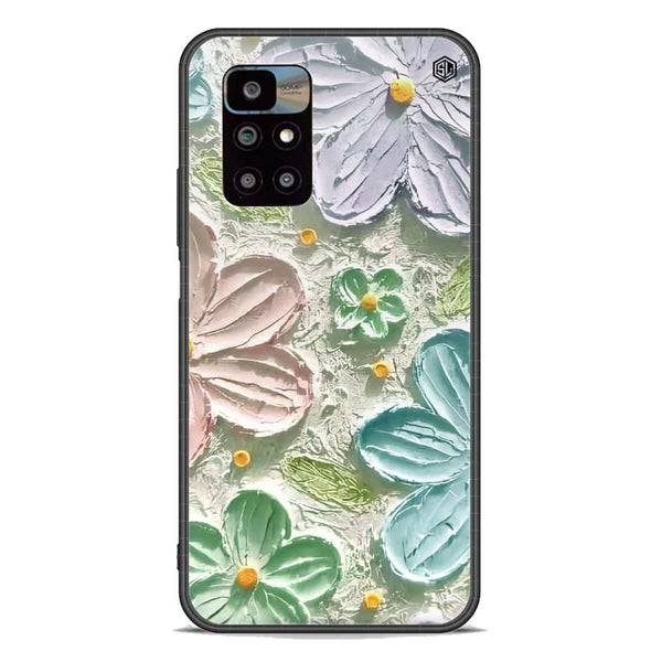 Floral Series Soft Phone Case - Premium Glass Case - Design 15 - Xiaomi Redmi 10 Prime