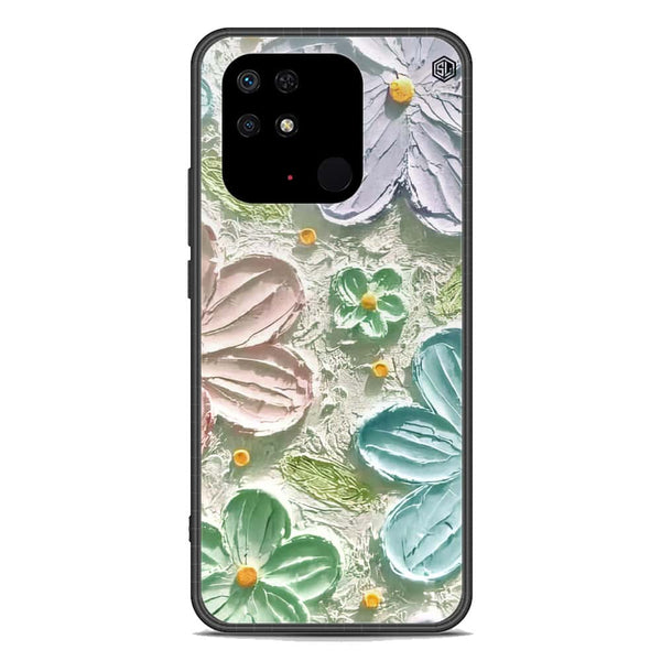 Floral Series Soft Phone Case - Premium Glass Case - Design 15 - Xiaomi Redmi 10C