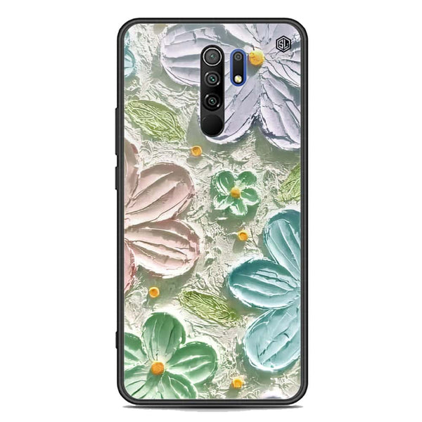 Floral Series Soft Phone Case - Premium Glass Case - Design 15 - Xiaomi Redmi 9 Prime