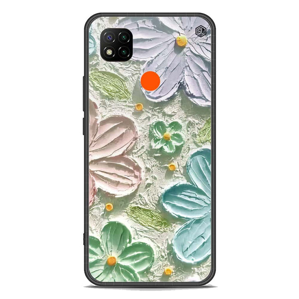 Floral Series Soft Phone Case - Premium Glass Case - Design 15 - Xiaomi Redmi 9C