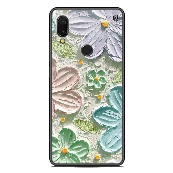 Floral Series Soft Phone Case - Premium Glass Case - Design 15 - Xiaomi Redmi 7