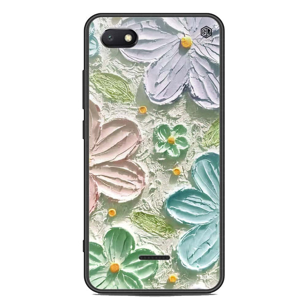 Floral Series Soft Phone Case - Premium Glass Case - Design 15 - Xiaomi Redmi 6A