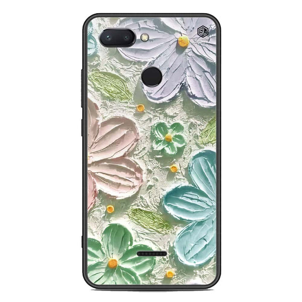 Floral Series Soft Phone Case - Premium Glass Case - Design 15 - Xiaomi Redmi 6