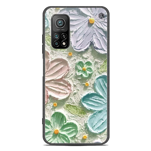 Floral Series Soft Phone Case - Premium Glass Case - Design 15 - Xiaomi Mi 10T Pro