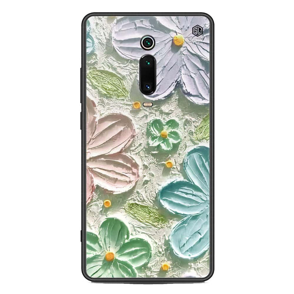 Floral Series Soft Phone Case - Premium Glass Case - Design 15 - Xiaomi Mi 9T Pro