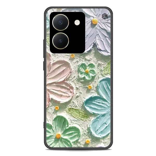 Floral Series Soft Phone Case - Premium Glass Case - Design 15 - Vivo Y36 4G