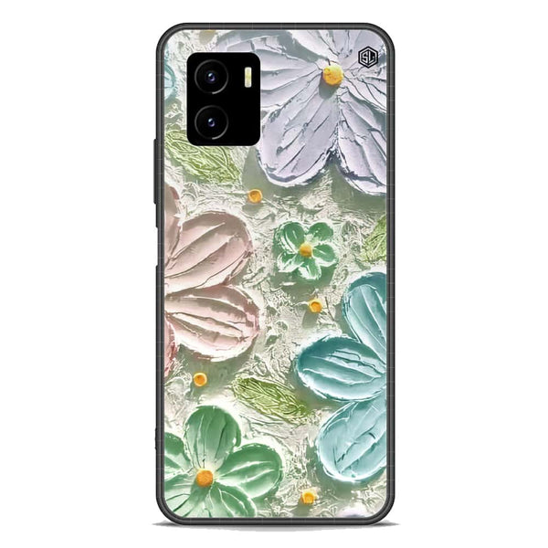 Floral Series Soft Phone Case - Premium Glass Case - Design 15 - Vivo Y01