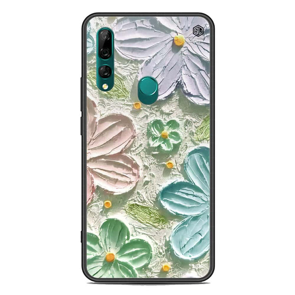 Floral Series Soft Phone Case - Premium Glass Case - Design 15 - Huawei Y9 Prime 2019