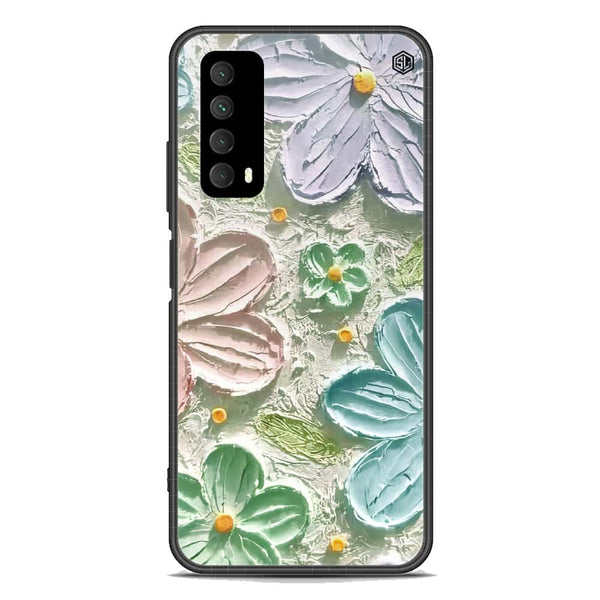 Floral Series Soft Phone Case - Premium Glass Case - Design 15 - Huawei Y7a