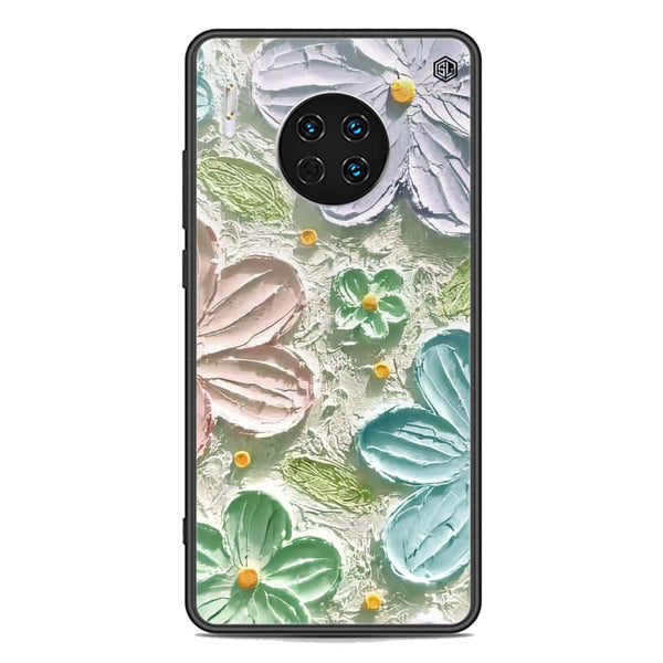 Floral Series Soft Phone Case - Premium Glass Case - Design 15 - Huawei Mate 30